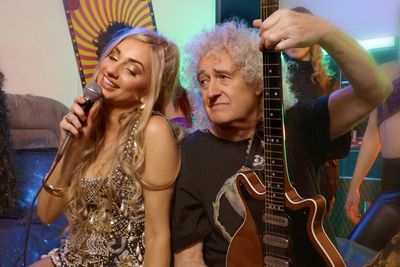 Sir Brian May shreds guitar in the music video for Talia Dean’s new song