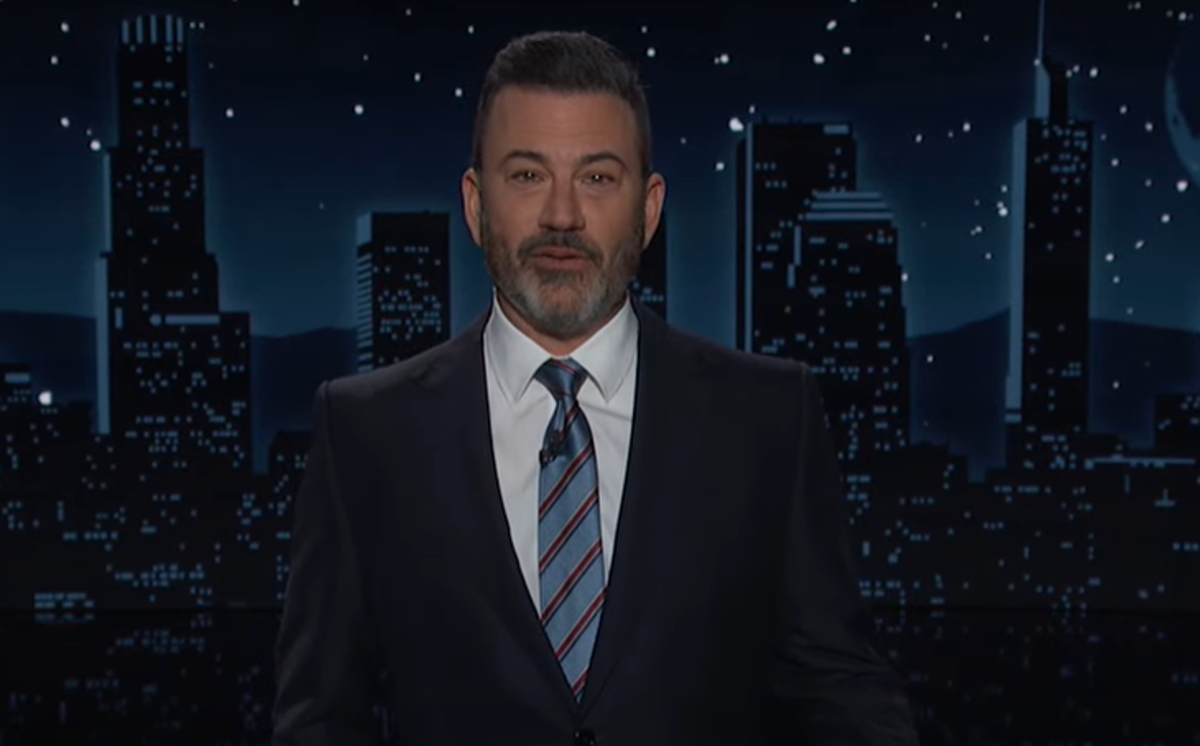 Jimmy Kimmel tears up during monologue about Donald…