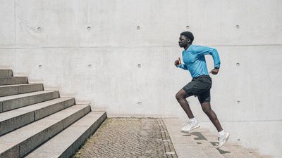 This sweaty stair workout burns fat and builds total body strength in 10 minutes