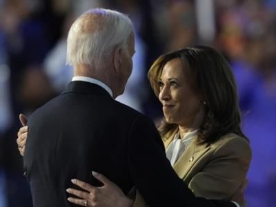 President Biden Praises Vice President Kamala Harris For Inspiring Campaign