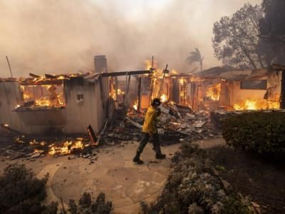 Officials To Provide Update On Uncontained Mountain Fire In Ventura