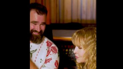 Jason Kelce Was in Awe Harmonizing With Stevie Nicks for Eagles Christmas Album