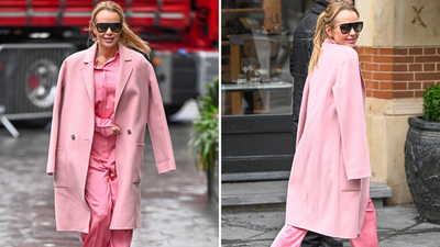 Amanda Holden in head-to-toe bubblegum pink is the encouragement we needed to wear playful rose tones all winter