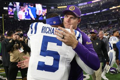 Vikings HC Kevin O’Connell with encouraging words post-game for Colts’ QB Anthony Richardson