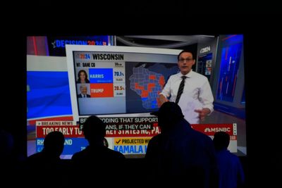 Election night television viewership drops sharply from 2020 and 2016