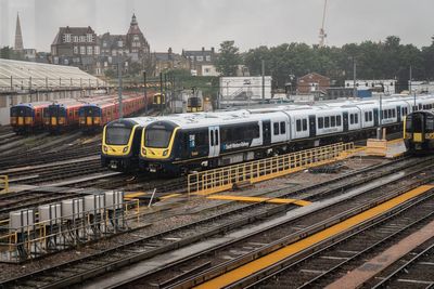 Person dies after being hit by train in south London