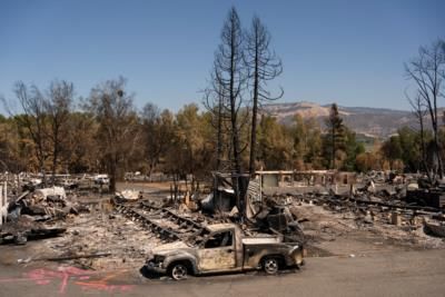 California Resident Loses Home In Devastating Wildfire