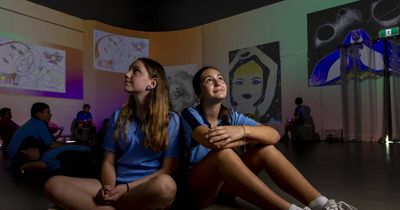 Students wow and inspire with digital works in Lake Macquarie art pavillion