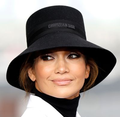 Jennifer Lopez Pairs a Modern Mannequin Manicure With Her Princess Diana-Coded Outfit