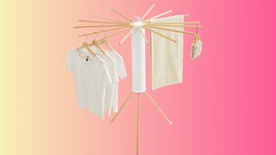 This Chic Amazon Clothes Drying Rack Proves Even the Most Practical Things in Your Life Can be Pretty (and It's on Sale)