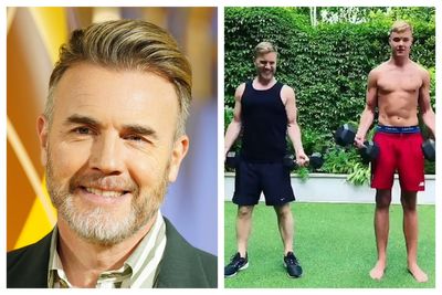 Gary Barlow jokes about son Daniel's height in resurfaced clip after towering photo sweeps social media