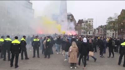 Violence Erupts In Amsterdam After Soccer Match Clash