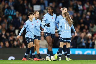 Khadija Shaw stars in big Manchester City win as Arsenal thrash Brighton