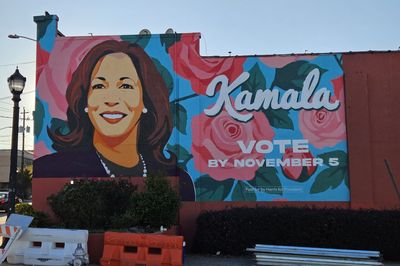 Kamala Harris Mural in Atlanta Quickly Painted Over After Election Loss as Artist Says 'On to the Next'