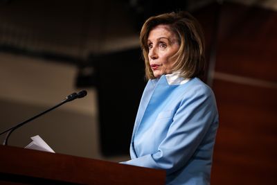 Pelosi blames Biden exit timing for loss