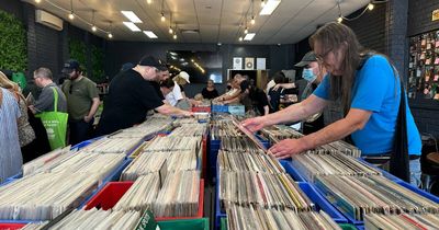 Vinyl collectors go elbows deep in search of treasure at Hunter Record Fair