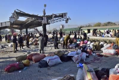 Deadly Explosion At Quetta Train Station