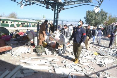 At least 26 killed in railway station bombing in Pakistan’s Quetta