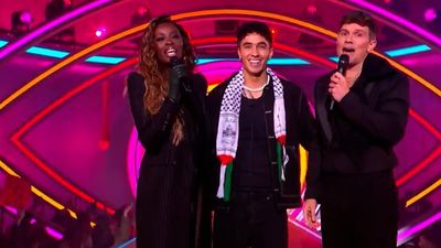 Big Brother housemate waves Palestine scarf during eviction following ITV editing row