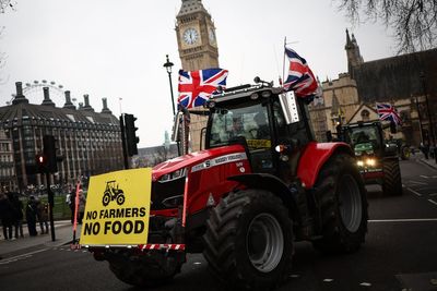 Labour warned UK is facing ‘humanitarian crisis’ in farming as thousands march on London