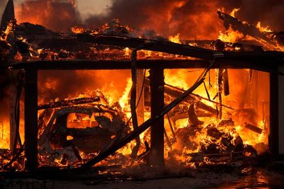 AP photos show the terror of Southern California wildfires and the crushing aftermath