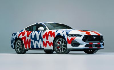 Ford Mustang Teams up with Haus of Thrills to create a stunning 60th anniversary art car