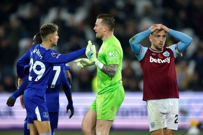 West Ham 0-0 Everton: Jordan Pickford shines as Hammers denied much-needed win