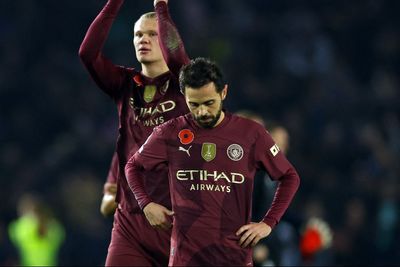 Man City slip up again as Brighton send reigning champions into turmoil