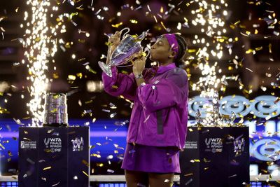 Coco Gauff finishes tough year on a high with WTA Tour Finals triumph