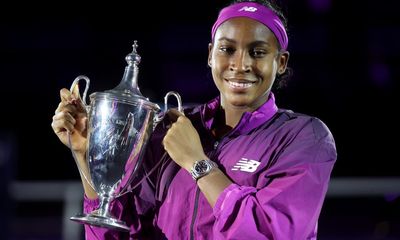 Battling Coco Gauff sinks Zheng Qinwen to win her first WTA Finals