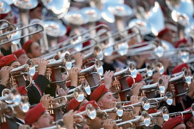 Ohio State marching band mocks Michigan’s ‘stinky’ season