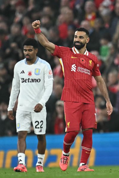 Liverpool 2-0 Aston Villa: Mohamed Salah sends Reds five points clear at the top