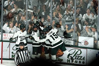 Best photos from MSU Hockey’s sweep-clinching win over Ohio State