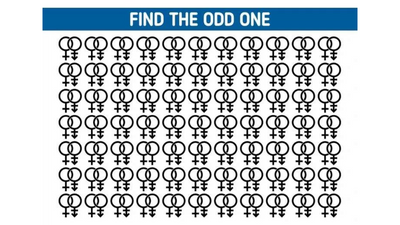 Optical Illusion test that sharpens your mind: Find the odd symbol in this photo and recharge your brain