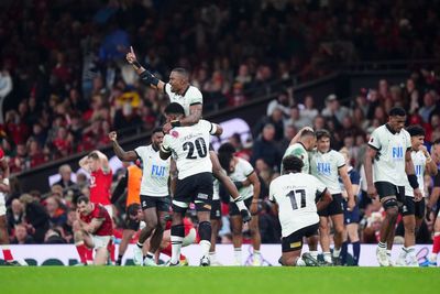 Fiji claim historic win in Cardiff as Wales fall further into crisis