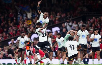 Fiji surge to first victory in Cardiff as Wales’s losing run stretches to 10 Tests