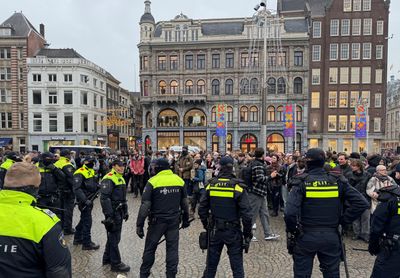 Amsterdam police arrest pro-Palestine demonstrators for defying protest ban