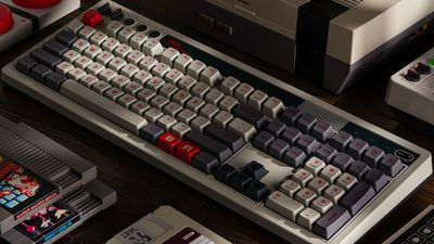 8BitDo Retro Mechanical Keyboard gets full size 108 key version —numpad devotees can also choose between NES and Famicom colorways