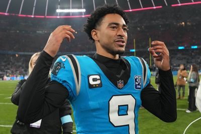 Panthers QB Bryce Young is asked what he’s learned during 2-game win streak