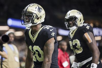 WATCH: Marquez Valdes-Scantling scores first Saints TD in style