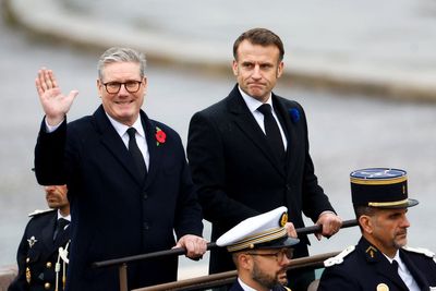 Armistice Day: Starmer and Macron talks on UK and France ramping up Europe's defence in new Trump era