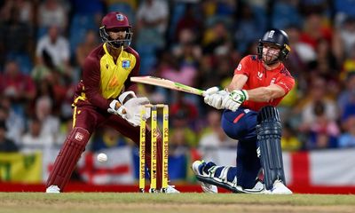 Jos Buttler’s big hitting fires England to victory over West Indies in second T20