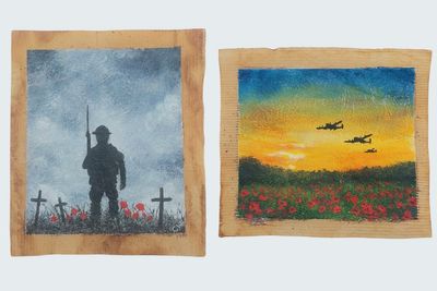 Remembrance Day: Artist’s used tea bag paintings pay tribute to fallen soldiers