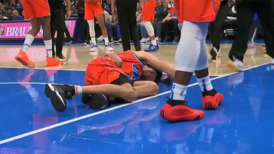 Chet Holmgren Exits Game After Taking Brutal Fall On Court