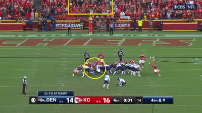 Chiefs targeted Alex Forsyth on field goal block, and it worked