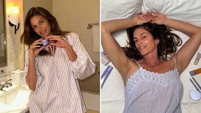 “58 And Still Looks Fantastic”: Cindy Crawford Embraces Natural Look As She Poses In Bed