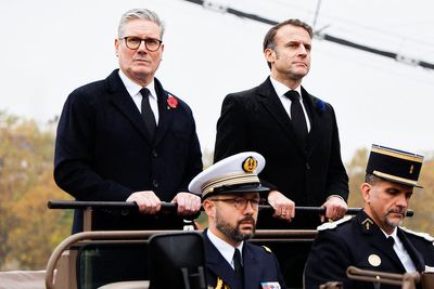 Starmer and Macron vow to put Ukraine ‘in strongest possible position’ before Trump becomes president