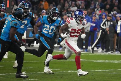 Giants’ Tyrone Tracy couldn’t hide emotion after overtime fumble