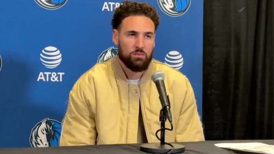 Mavericks’ Klay Thompson Had Uninspired Quote on Return Game Against Warriors