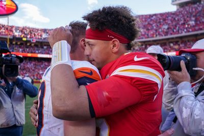 What did Patrick Mahomes tell Bo Nix after Chiefs beat Broncos?